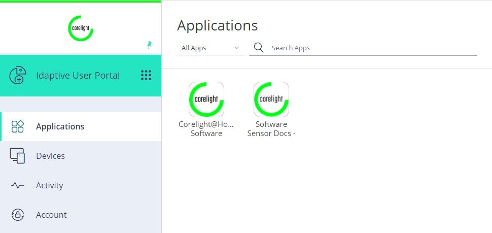 The Corelight Idaptive User Portal